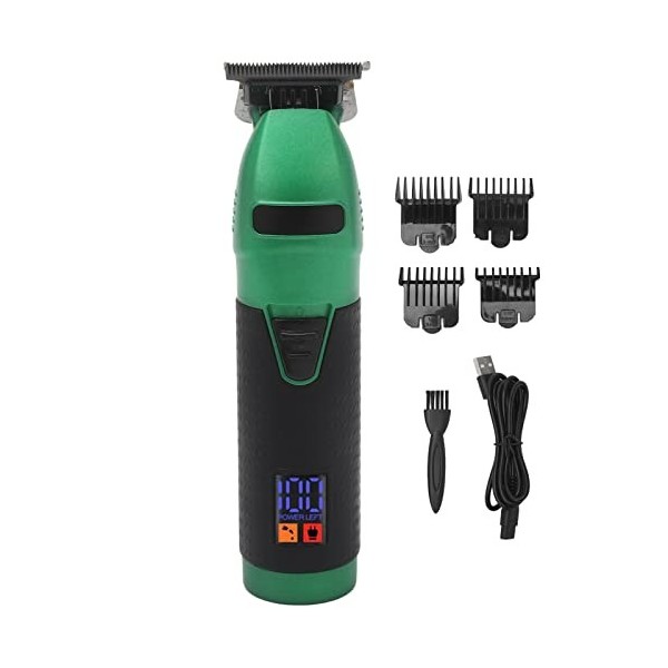 Kit De Tondeuse à Barbe Rechargeable Pour Moustaches,Tondeuse à Barbe Pour Hommes, Poils du Nez Et Détails Légers Et Toiletta