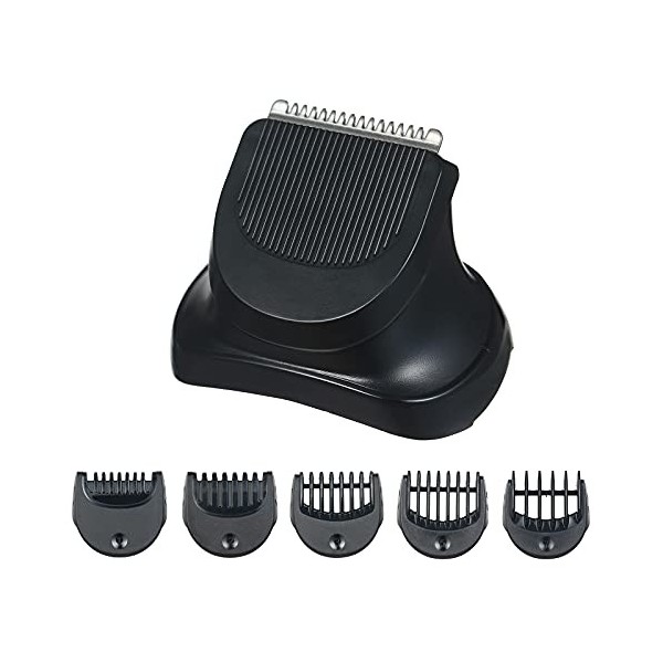 XiaoXIN Tête de rasoir électrique de remplacement pour tondeuse à barbe série 3, avec 5 peignes de limite, lame de rasoir