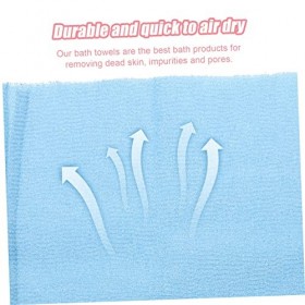 Didiseaon 18 Pièces Serviette De Bain Exfoliante Gant De Toilette Gant De Toilette Coréen Serviette De Lavage Du Épurateurs D