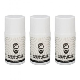 Lot de 3 Lotions Après-rasage pour Barbe, Apaise les Irritations, Calme la Peau, Absorbe Rapidement, Liquide, Effet Rafraîchi