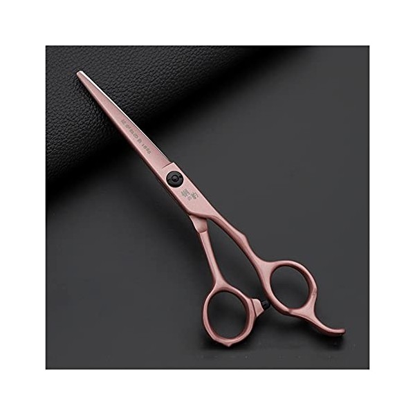 Ciseaux pour coupe de cheveux Ciseaux de coiffure de 6 pouces, ciseaux en or rose, ciseaux amincissants, ciseaux de coiffure 