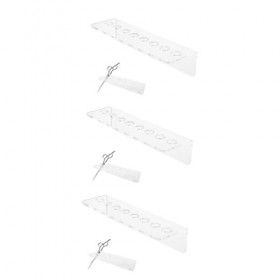 minkissy 3 Pièces Support De Ciseaux De Coiffure Support De Bureau Étagère De Rangement Murale Organisateur De Table Support 