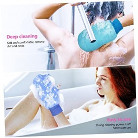 FOMIYES 24 Pièces Gants Exfoliants Luffa Épurateur De Corps Gant De Bain Exfoliant Éponge Bouffante De Bain Éponges De Gommag