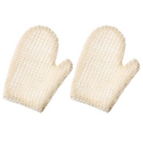 Beaupretty 6 Pcs Naturel Pour La Peau Hommes Mitaines De Bain Femmes Corps Lavage Nid DAbeille Gommage Confortable Bain Rich