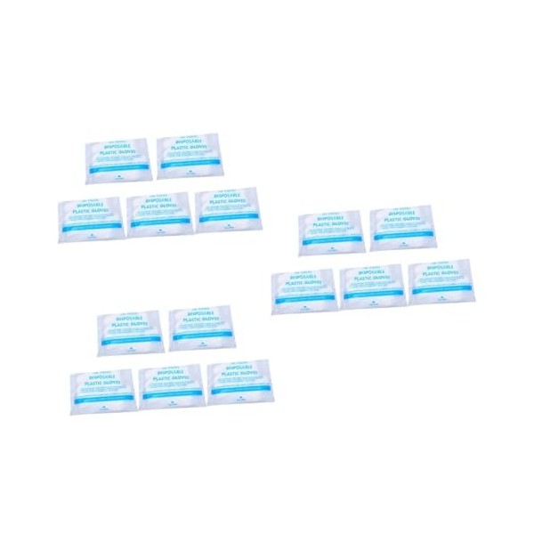 minkissy 10 Paquets De Gants Jetables Gants Transparents Gants De Sécurité Gants De Salon De Coiffure Gants Multifonctions Ga