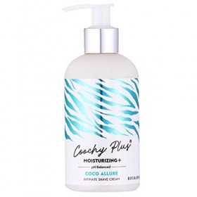 Coochy Plus Intimate Shaving Cream COCO ALLURE Pour le pubis, la ligne du maillot, les aisselles et plus - Sans éruption cuta