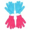 BAFAFA Lot de 4 gants de gommage for le bain Gommage for le visage Serviette for le visage Serviettes de massage Épurateurs d