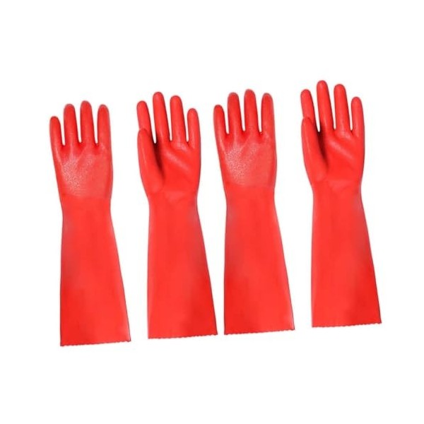 Mobestech 3 Paires De Gants En Latex Gants Antidérapants Gants Épais Gants De Vaisselle Gants De Nettoyage De Cuisine Gants D
