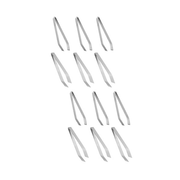 FRCOLOR 18 Pièces Pince À Épiler En Acier Inoxydable Pince À Épiler En Métal Pince À Os De Poisson Pince Inclinée Pour Enleve
