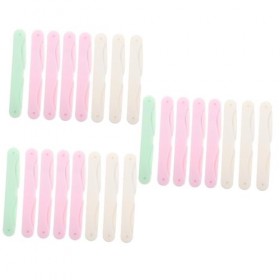 FRCOLOR 24 Pièces Tondeuse À Sourcils En Acier Inoxydable Peigne Rasoir À Sourcils Rasoir À Sourcils Pliant Tondeuse À Cheveu