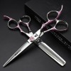 FOMALHAUT Pink Rose Professional Hair Clipper 6 Japan 440 C Hair Dressing Scissors Set