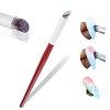 Hanyousheng 1pc Outil de Dégradé de Render de Vernis à Ongles,Brosse Ombre Nail Art Outils,Nail Art Brush Tool Brosse à de Dé