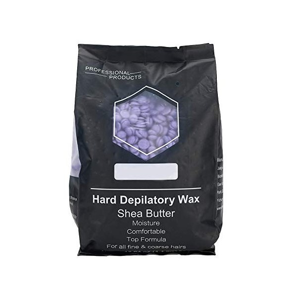 500g Hair Removal Hot Wax Beans Hair Depilatory Wax,Hair Removal Wax Beads Hard Wax Warmer Home Salon Painless Hair Removal W