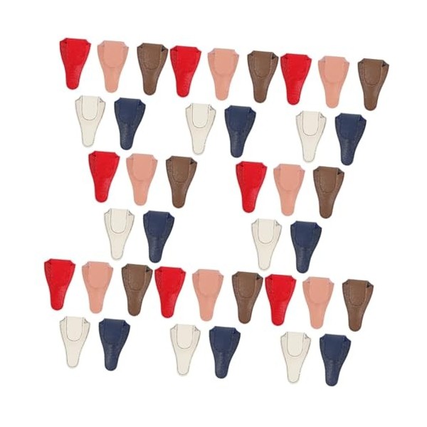 FOMIYES 15 Pcs De Protection Pour Coupe-Ongles Pinzas Para Uñas Ciseaux De Beauté Pochette Pour Ciseaux À Ongles Broderie Cis