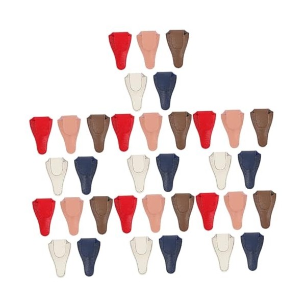 FOMIYES 15 Pcs De Protection Pour Coupe-Ongles Pinzas Para Uñas Ciseaux De Beauté Pochette Pour Ciseaux À Ongles Broderie Cis