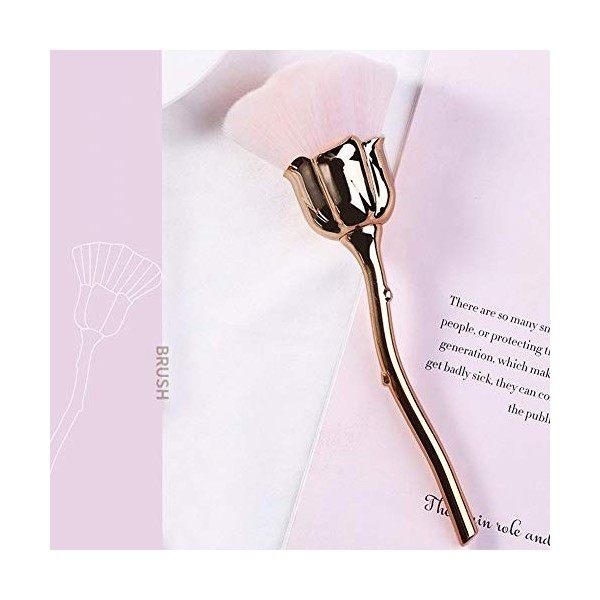 Nail Art Brosse À Poussière Pour Manucure Rose tête brosse Blush pinceaux à poudre Mode Gel Ongles Accessoires Matériel Matér