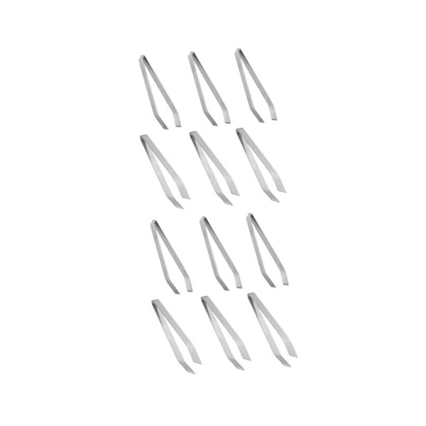 POPETPOP 18 Pièces Pince À Épiler En Os De Poisson Pince À Os De Poisson En Métal Pince À Épiler Inclinée Pour Enlever Les Os