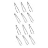 POPETPOP 18 Pièces Pince À Épiler En Os De Poisson Pince À Os De Poisson En Métal Pince À Épiler Inclinée Pour Enlever Les Os
