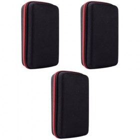 FOMIYES De Voyage Pour Rasoir 3 Pièces De Voyage Eva Pour Rasoir Sac De Rangement Tons De Terre