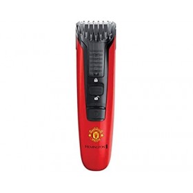 Remington Tondeuse Barbe [Edition Limitée Manchester United] Beard Boss Lames en Acier Anti-coupures, Sabot Ajustables,11 Lo