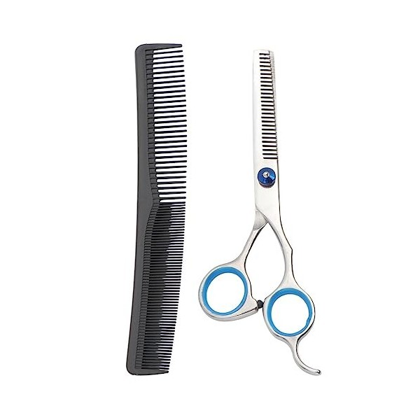 POPETPOP 6 Pcs Barber Amincissement Cisaillement Coupe-Cheveux Tondeuse Cheveux Peigne Ciseaux De Barbier Ciseaux De Coiffure