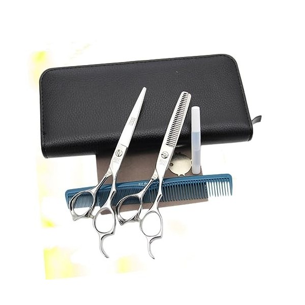 minkissy 1 Ensemble/2 Pièces Tondeuses De Barbier Professionnelles Peigne De Teinture De Cheveux Ciseaux De Coupe De Cheveux 