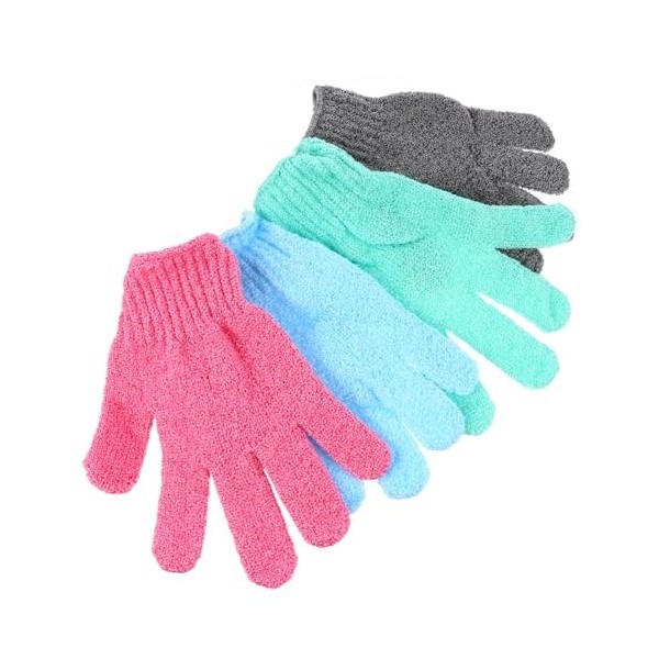 minkissy 12 Paires De Gants De Gommage À La Boue Gants De Gommage Du Corps Gants De Toilette Coréens Pour Le Nettoyage Gommag