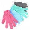 minkissy 12 Paires De Gants De Gommage À La Boue Gants De Gommage Du Corps Gants De Toilette Coréens Pour Le Nettoyage Gommag