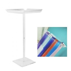 Support Dextension de Cheveux en Acrylique, Quatre Côtés, Entretien Facile, Matériau surélevé, Installation Facile, Gain de 