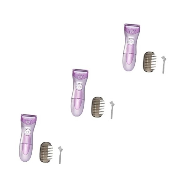 Beavorty 2 Pièces Rechargeable Dames Rasoir Sans Fil Rasoir Pour Poils Pubiens Femmes Rasoir Électrique Pour Les Jambes Femme