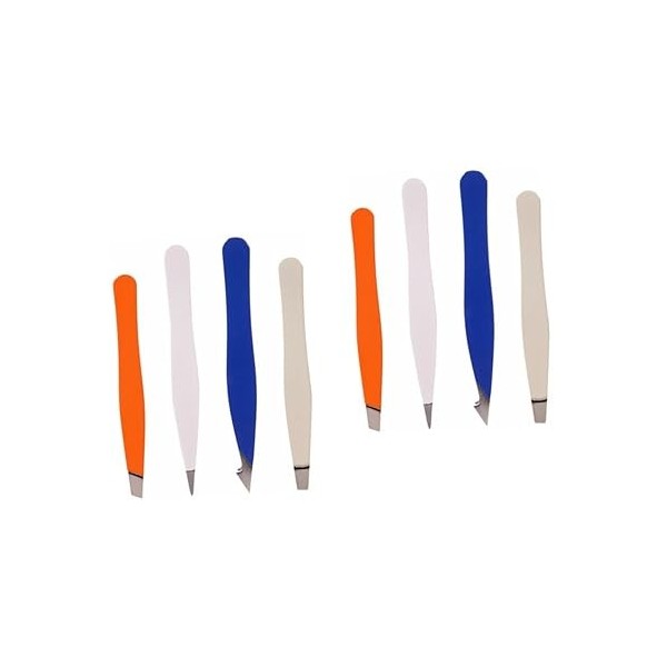 Beavorty 12 Pcs Pince À Épiler Kit De Cils Costumes Pour Femmes Costumes Pour Dames Pince À Sourcils En Acier Inoxydable Pinc