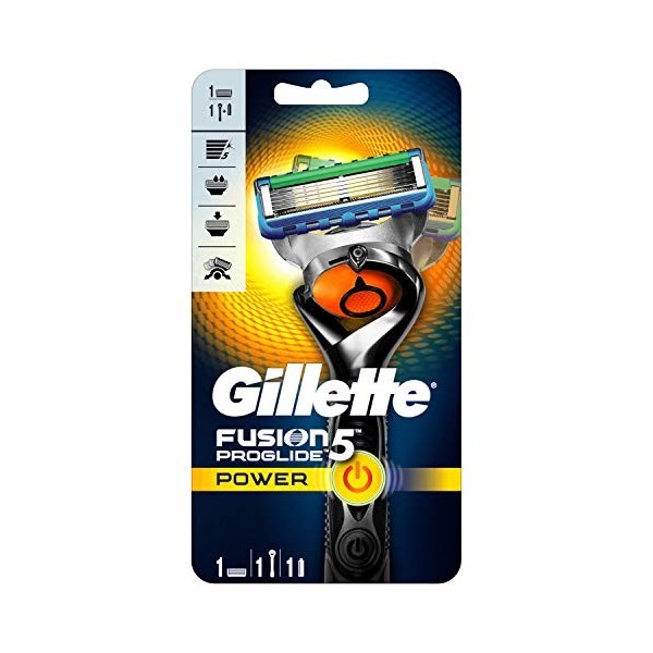 Gillette Fusion ProGlide Power Rasoir Pour Homme avec Technologie FlexBall