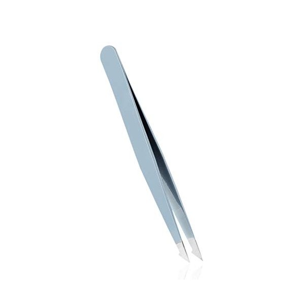 Rubis Evolution 2 en 1 – Pince à épiler pointue pour poils incarnés – Pince à épiler – Épilation des sourcils – Bleu clair