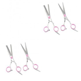 POPETPOP 4 Pcs Coupe-Salon De Coiffure Ciseaux À Cheveux Texturants Ciseaux De Coupe De Cheveux Ciseaux De Coupe De Cheveux C