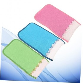 FOMIYES 9 Pièces Gant De Douche Gant De Bain Exfoliant Gant De Bain Épurateur Brosse Pour Le Corps Gant Rayonne Prendre Un En