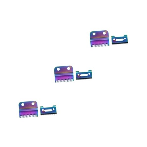 minkissy 4 Pièces Tête De Tondeuse De Remplacement Têtes De Coupe De Cheveux Électriques Remplacement De Tondeuse À Barbe Lam