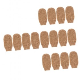 minkissy 16 Pièces Gants De Bain Gants De Nettoyage Ménagers Gants De Gommage Du Corps Épurateur De Bain Pour Le Corps Gant E