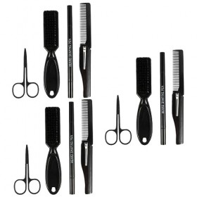Beaupretty 12 Pièces Ensemble De Stylos À Moustache Outils De Nettoyage Du Visage Peigne Pour Hommes Peigne À Cheveux Peignes