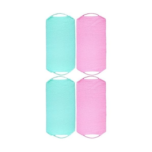 Beavorty 10 Pièces Serviette De Bain Avec Cordon Rondelle Arrière Gant Exfoliant Coréen Serviette De Douche Exfoliante Exfoli