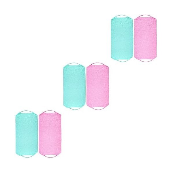 Beavorty 10 Pièces Serviette De Bain Avec Cordon Rondelle Arrière Gant Exfoliant Coréen Serviette De Douche Exfoliante Exfoli