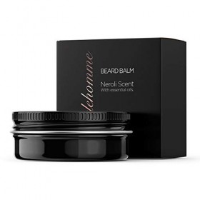 Baume à barbe pour homme au parfum de néroli - Soin de la barbe pour homme revitalisant - coiffe, renforce, adoucit la barbe 