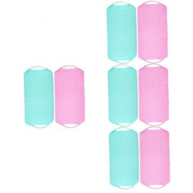 POPETPOP 8 Pièces Serviette De Bain avec Cordon De Serrage Gants De Douche Exfoliants pour Femmes Gants Exfoliants pour Douch