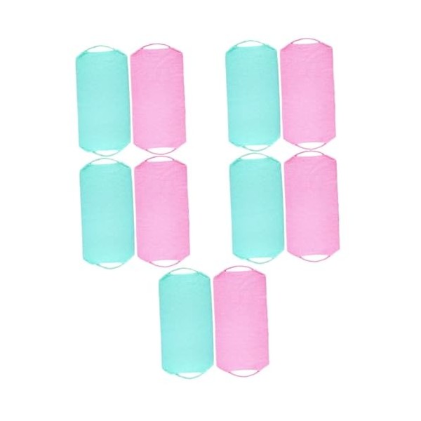 POPETPOP 8 Pièces Serviette De Bain avec Cordon De Serrage Gants De Douche Exfoliants pour Femmes Gants Exfoliants pour Douch