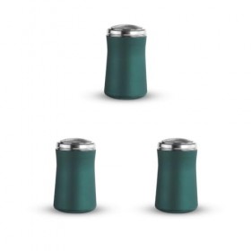 Lot de 3 rasoirs rechargeables étanches sans fil pour salle de bain - Tondeuse à barbe amovible - Vert foncé