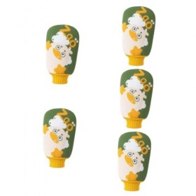 Beaupretty 5 Pièces Gants De Fleur De Bain Gommages Pour Le Corps Gants De Gommage Pour Le Corps Serviette Pour Le Corps Luff