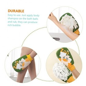 Beaupretty 5 Pièces Gants De Fleur De Bain Gommages Pour Le Corps Gants De Gommage Pour Le Corps Serviette Pour Le Corps Luff