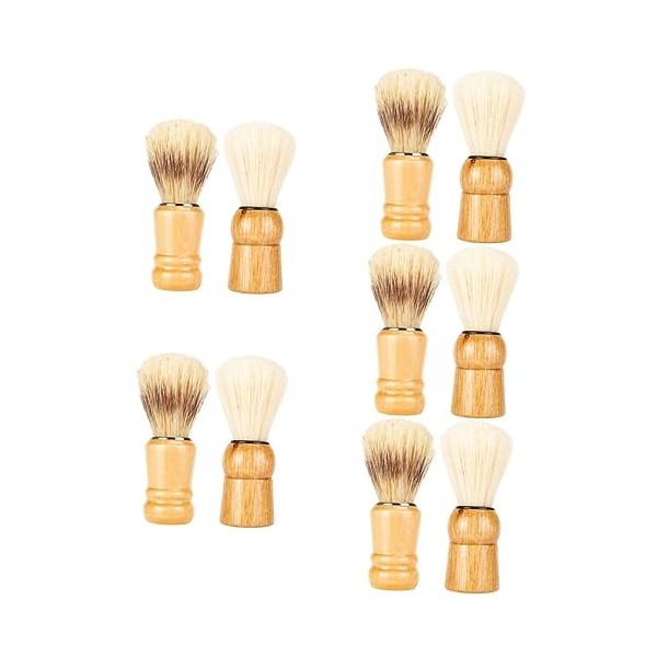 Beaupretty 10 Pièces Brosse À Barbe Cadeau De Voyage Cadeau Pour Hommes Cadeaux Pour Hommes Modèle De Barbiche Pour Hommes Br