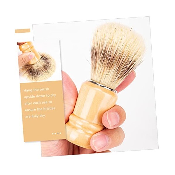 Beaupretty 10 Pièces Brosse À Barbe Cadeau De Voyage Cadeau Pour Hommes Cadeaux Pour Hommes Modèle De Barbiche Pour Hommes Br