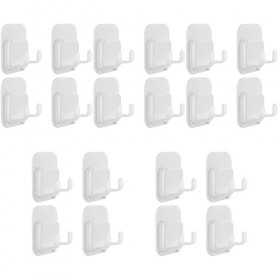 Angoily 20 Pcs Pâte Crochet Rasage Rasoir Rack Salle De Bains Rasoir Cintre Rasoir Support De Séchage En Plastique Mural En P