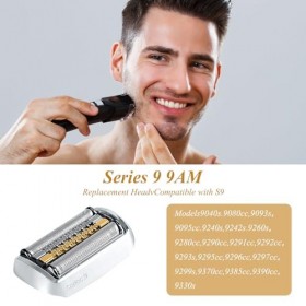 Compatible avec Serie 9 Pro/9 94m Tête de Rasoir de Rechange Pièce de Rechange Pour Rasoir Électrique Homme Tête de Rasoir de